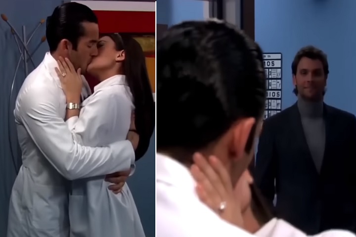 Teresa: Aurora beija Mariano e Martín vê